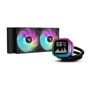 DEEPCOOL R-LP240-BKMSNC-G-1 système de refroidissement d?ordinateur Boitier PC, Processeur Refroidisseur de liquide tout-en-un 12 cm Noir 1 pièce(s)