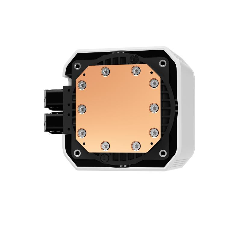 DEEPCOOL Mystique 240 WH ARGB Processeur Refroidisseur de liquide tout-en-un 12 cm Blanc 1 pièce(s)