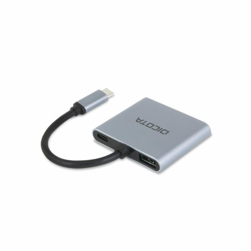 DICOTA D32063 station d'accueil Tablette/Smartphone/ordinateur portable Argent – Image 2