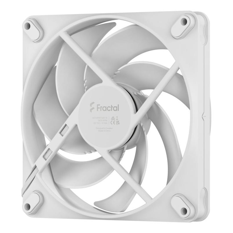 FRACTAL DESIGN Fractal Design Momentum 14 Boitier PC Ventilateur 14 cm Blanc 1 pièce(s) – Image 5