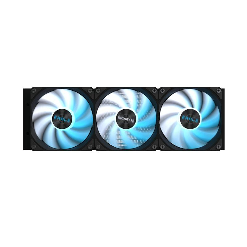 GIGABYTE EAGLE 360 Système de Refroidissement Liquide pour CPU - 3x120mm Ventilateurs ARGB, écran LCD couleur, DAISY-CHAIN, Compatible Intel LGA 1851 et AMD AM5 – Image 4
