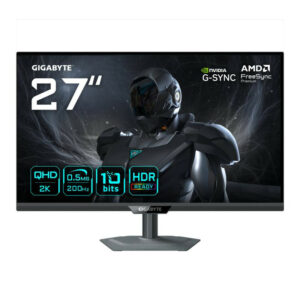 GIGABYTE G27Q20 Moniteur Gaming 27? QHD - 2560 x 1440, 200Hz, 0.5ms, G-Sync Compatible, FreeSync Premium, HDR10, HDMI 2.0, DisplayPort 1.4