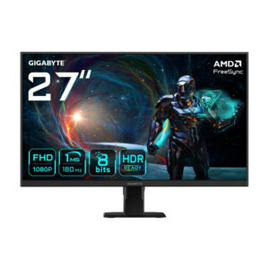 GIGABYTE GS27FA Moniteur de jeu 27" FHD - 1920 x 1080, 180Hz, 1ms, 300 cd/m², FreeSync, HDR Ready, HDMI 2.0, Displayport 1.4