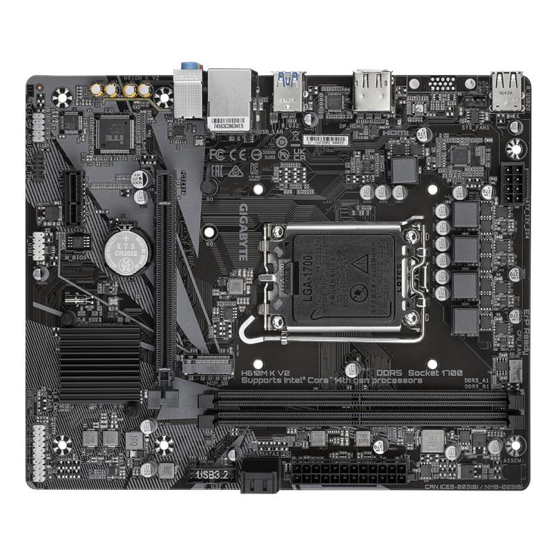 GIGABYTE H610M K V2 DDR5 – Image 4
