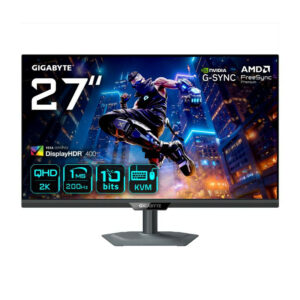GIGABYTE M27Q2 QD Moniteur de Jeu 27? QHD - 2560 x 1440, 200Hz, 1ms, 350 cd/m², FreeSync Premium, Display HDR400, HDMI 2.0, DisplayPort 1.4
