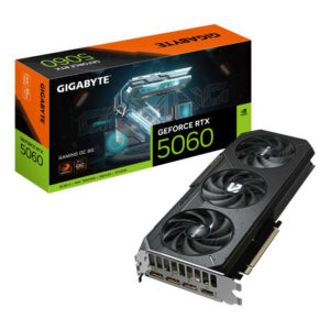 GIGABYTE GeForce RTX 5060 GAMING OC 8G Carte Graphique - 8GB GDDR7, 128bit, PCI-E 5.0, 2595 MHz Fréquence du c?ur, 3 x DisplayPort, 1 x HDMI, GV-N5060GAMING OC-8GD