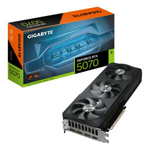 GIGABYTE GIGABYTE GeForce RTX 5070 EAGLE OC SFF 12G Carte Graphique - 12 Go GDDR7, 192 bits, PCI-E 5.0, 2587 MHz Core Clock, 3 x DP 2.1b, 1 x HDMI 2.1b, NVIDIA DLSS 4, GV-N5070EAGLE OC-12GD
