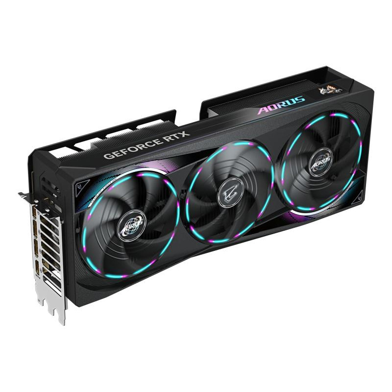 GIGABYTE AORUS GeForce RTX 5080 MASTER 16G Carte Graphique - 16GB GDDR7, 256 bits, PCI-E 5.0, 2805MHz Core Clock, 3 x DisplayPort, 1 x HDMI, GV-N5080AORUS M-16GD – Image 5