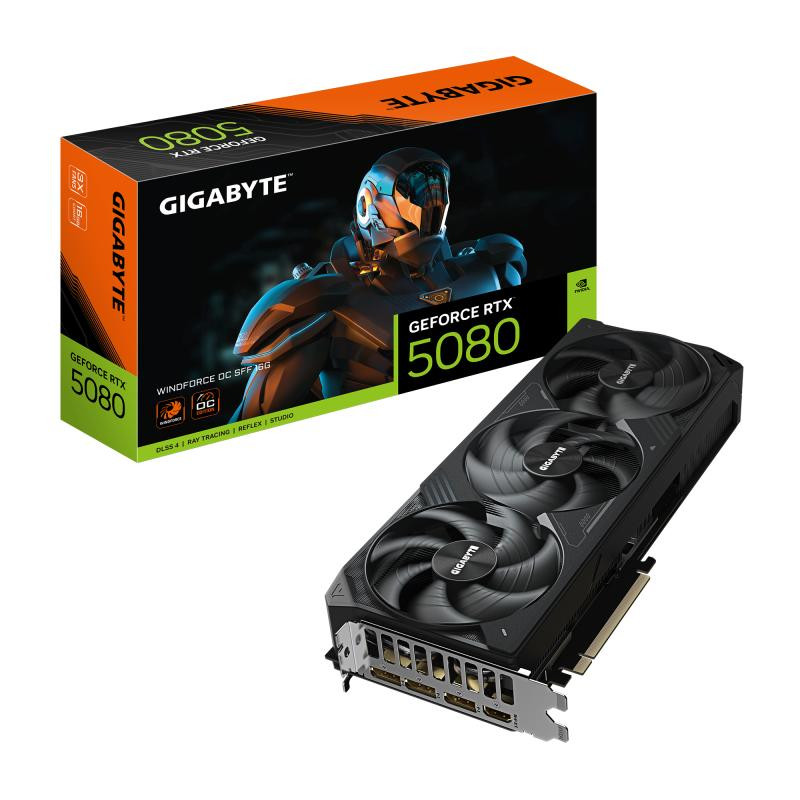 GIGABYTE GeForce RTX 5080 WINDFORCE OC SFF 16G Carte Graphique