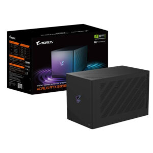 GIGABYTE GIGABYTE AORUS RTX 5090 AI BOX Carte Graphique ? 32 Go GDDR7, 512 bits, PCI-E 5.0, fréquence c?ur 2407 MHz, 3 x DP 2.1, 1 x HDMI 2.1, GV-N5090IXEB-32GD 1.0