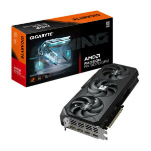 GIGABYTE Radeon RX 9070 GRE GAMING OC 12G ? Carte graphique, 12GB GDDR6, 192bit, PCI-E 5.0, 2920 MHz Core Clock, 2 × DisplayPort, 2 × HDMI, GV-R907GREGAMING OC-12GD