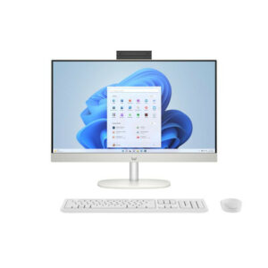 HP All-in-One 24-cr0089nf PC AMD Ryzen 7 7730U 60,5 cm (23.8") 1920 x 1080 pixels 16 Go DDR4-SDRAM 512 Go SSD Windows 11 Home Wi-Fi 6 (802.11ax) Blanc