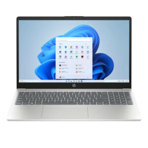 HP 15-fd0011nf Intel Core 7 150U Ordinateur portable 39,6 cm (15.6") Full HD 16 Go DDR5-SDRAM 512 Go SSD Wi-Fi 6 (802.11ax) Windows 11 Home Argent