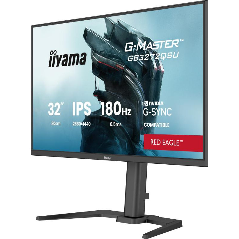 IIYAMA G-MASTER GB3272QSU-B1 écran plat de PC 80 cm (31.5") 2560 x 1440 pixels Quad HD LED Noir – Image 3