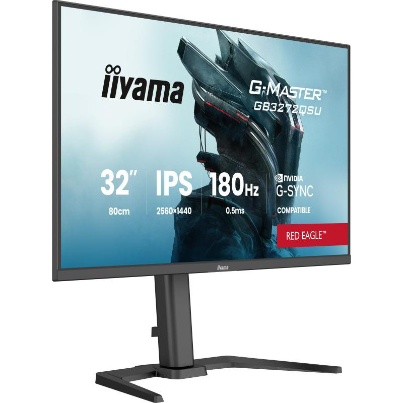 IIYAMA G-MASTER GB3272QSU-B1 écran plat de PC 80 cm (31.5") 2560 x 1440 pixels Quad HD LED Noir – Image 4