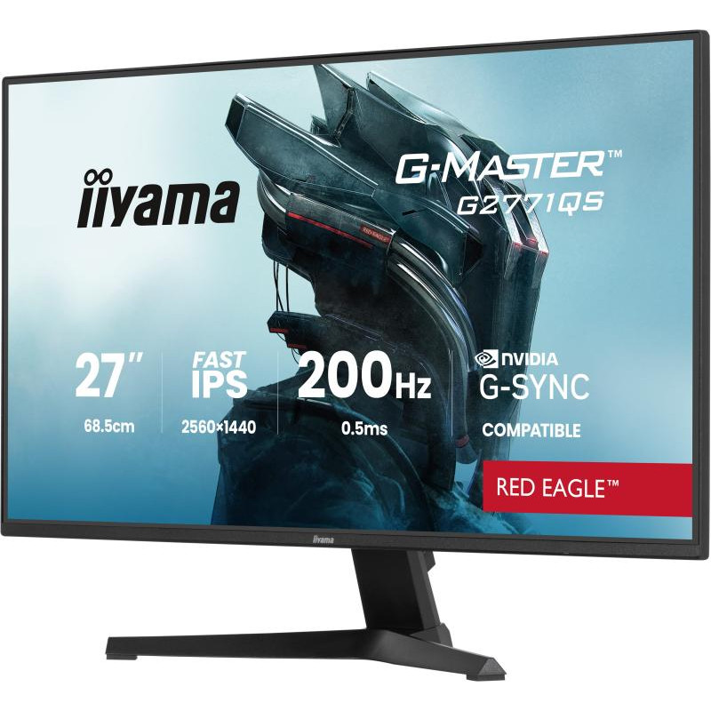 IIYAMA G-MASTER G2771QS-B1 écran plat de PC 68,6 cm (27") 2560 x 1440 pixels Wide Quad HD Noir – Image 2