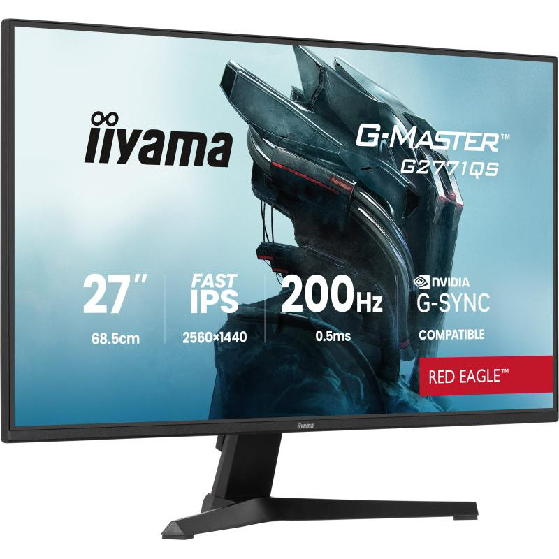 IIYAMA G-MASTER G2771QS-B1 écran plat de PC 68,6 cm (27") 2560 x 1440 pixels Wide Quad HD Noir – Image 3