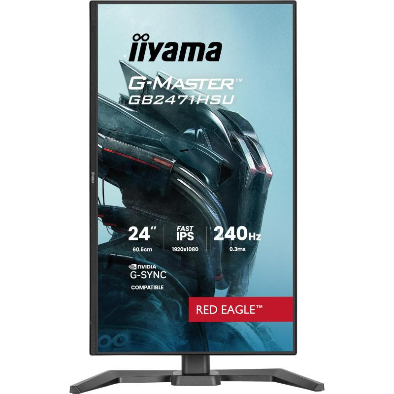 IIYAMA G-MASTER GB2471HSU-B1 écran plat de PC 60,5 cm (23.8") 1920 x 1080 pixels Full HD Noir – Image 2