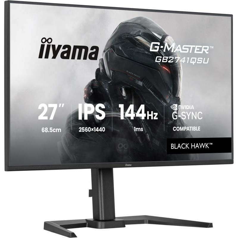 IIYAMA G-MASTER GB2741QSU-B1 écran plat de PC 68,6 cm (27") 2560 x 1440 pixels 4K Ultra HD LED Noir – Image 4