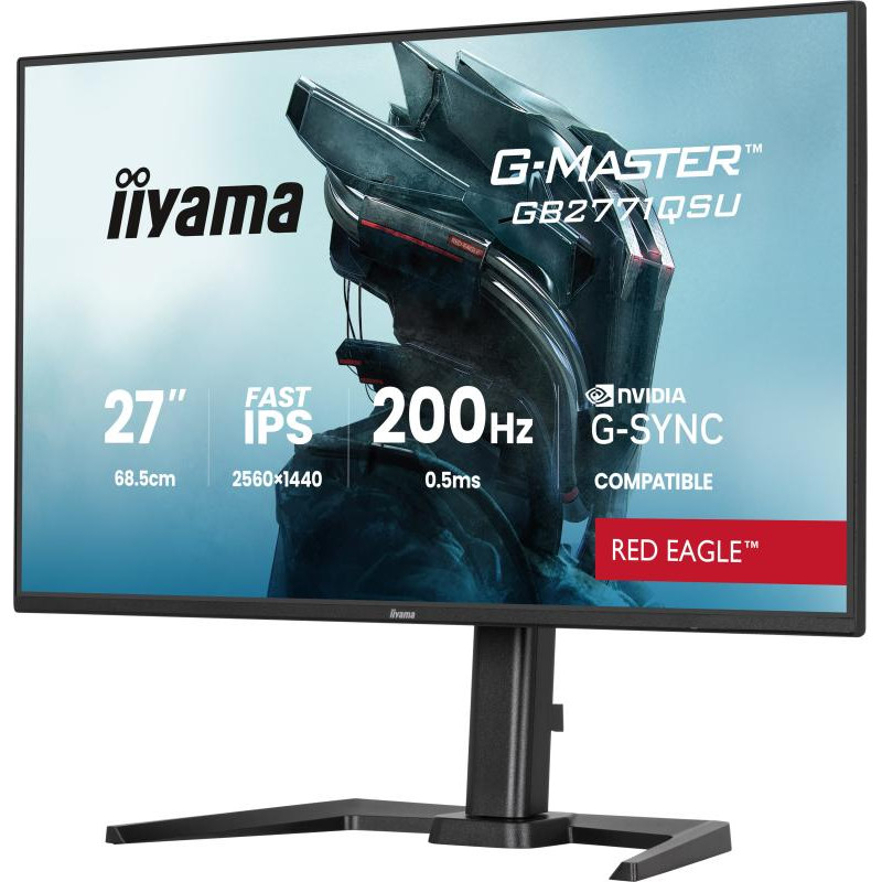 IIYAMA G-MASTER GB2771QSU-B1 écran plat de PC 68,6 cm (27") 2560 x 1440 pixels Wide Quad HD Noir – Image 3