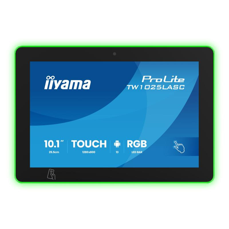 IIYAMA ProLite TW1025LASC-B3PNR écran plat de PC 25,6 cm (10.1") 1280 x 800 pixels WXGA LED Écran tactile Multi-utilisateur Noir – Image 2
