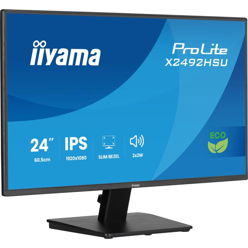 IIYAMA ProLite X2492HSU-B1 écran plat de PC 60,5 cm (23.8") 1920 x 1080 pixels Full HD LED Noir