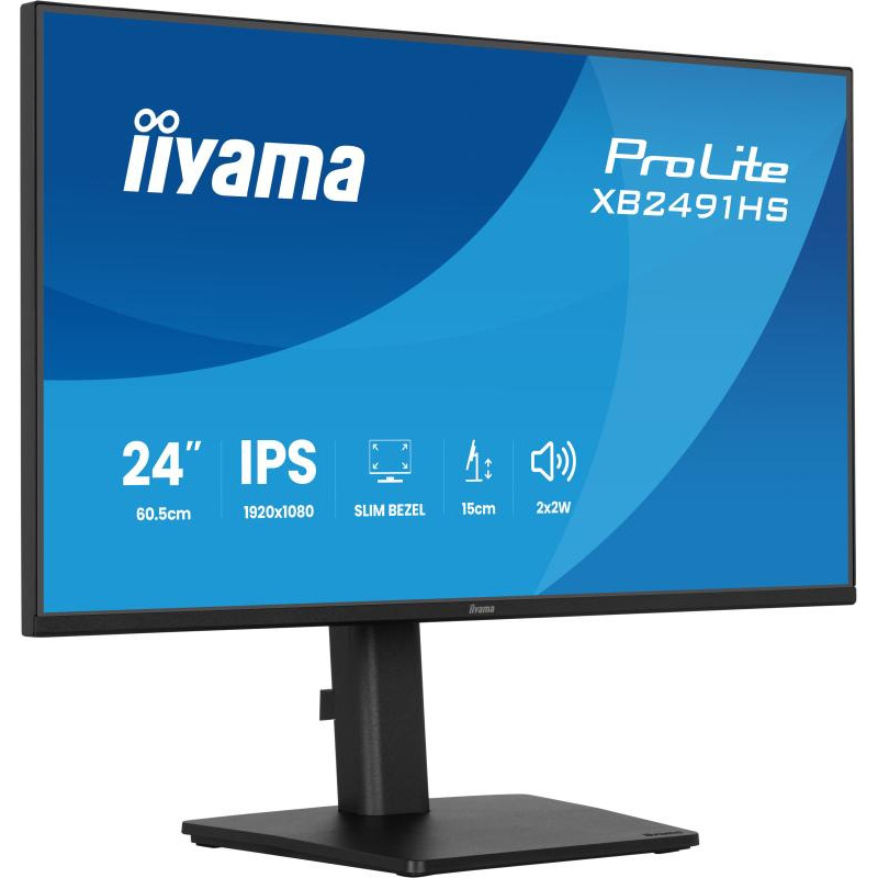 IIYAMA ProLite XB2491HS-B1 écran plat de PC 60,5 cm (23.8") 1920 x 1080 pixels Full HD LCD Noir – Image 5