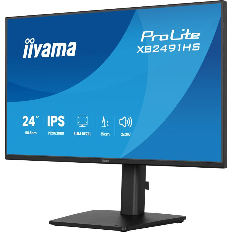 IIYAMA ProLite XB2491HS-B1 écran plat de PC 60,5 cm (23.8") 1920 x 1080 pixels Full HD LCD Noir – Image 6
