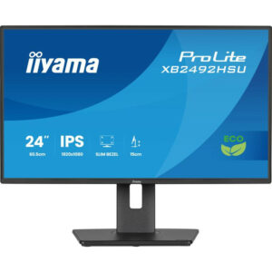 IIYAMA ProLite XB2492HSU-B1 écran plat de PC 60,5 cm (23.8") 1920 x 1080 pixels Full HD LED Noir