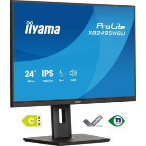 IIYAMA ProLite XB2495WSU-B1 écran plat de PC 61,2 cm (24.1") 1920 x 1200 pixels WUXGA LCD Noir