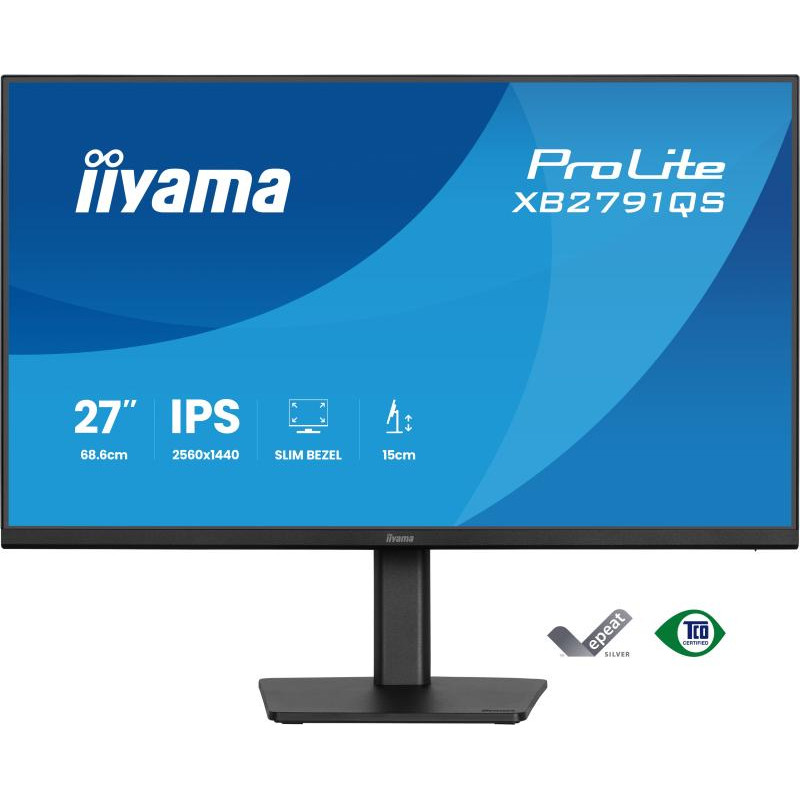 IIYAMA ProLite XB2791QS-B1 écran plat de PC 68,6 cm (27") 2560 x 1440 pixels Quad HD LED Noir – Image 2