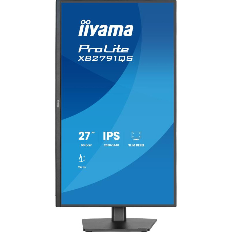 IIYAMA ProLite XB2791QS-B1 écran plat de PC 68,6 cm (27") 2560 x 1440 pixels Quad HD LED Noir – Image 4