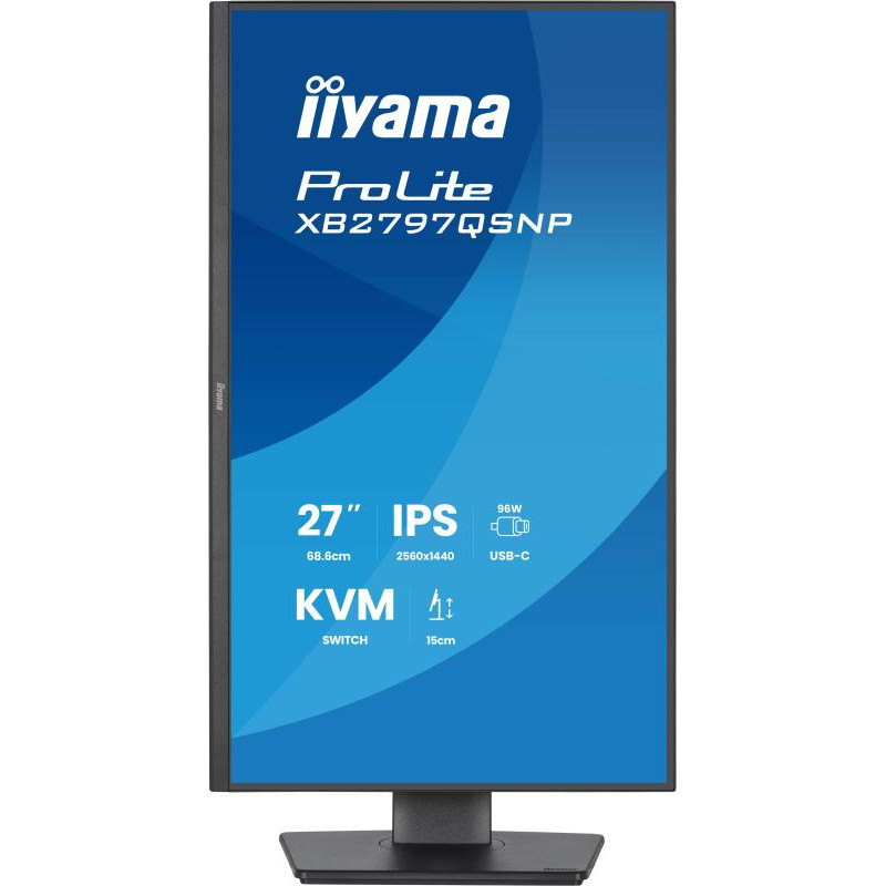 IIYAMA ProLite XB2797QSNP-B1 écran plat de PC 68,6 cm (27") 2560 x 1440 pixels Quad HD LCD Noir – Image 3