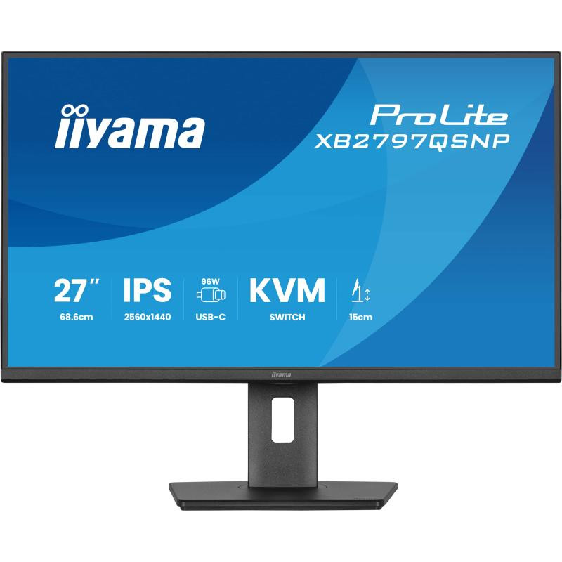 IIYAMA ProLite XB2797QSNP-B1 écran plat de PC 68,6 cm (27") 2560 x 1440 pixels Quad HD LCD Noir – Image 4