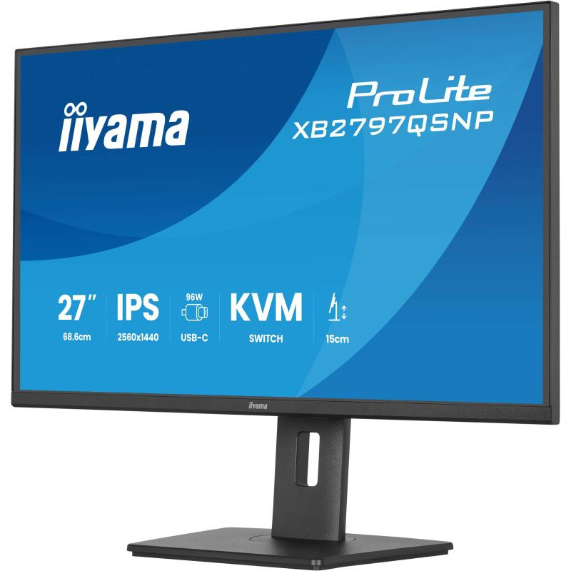 IIYAMA ProLite XB2797QSNP-B1 écran plat de PC 68,6 cm (27") 2560 x 1440 pixels Quad HD LCD Noir – Image 6