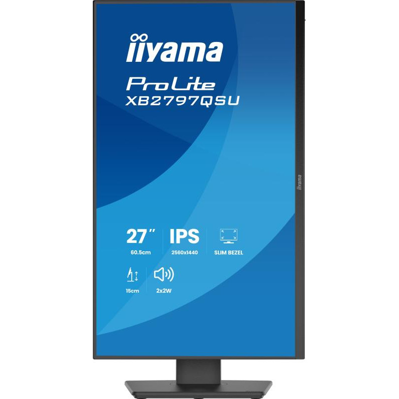 IIYAMA ProLite XB2797QSU-B1 écran plat de PC 68,6 cm (27") 2560 x 1440 pixels Quad HD LED Noir – Image 2
