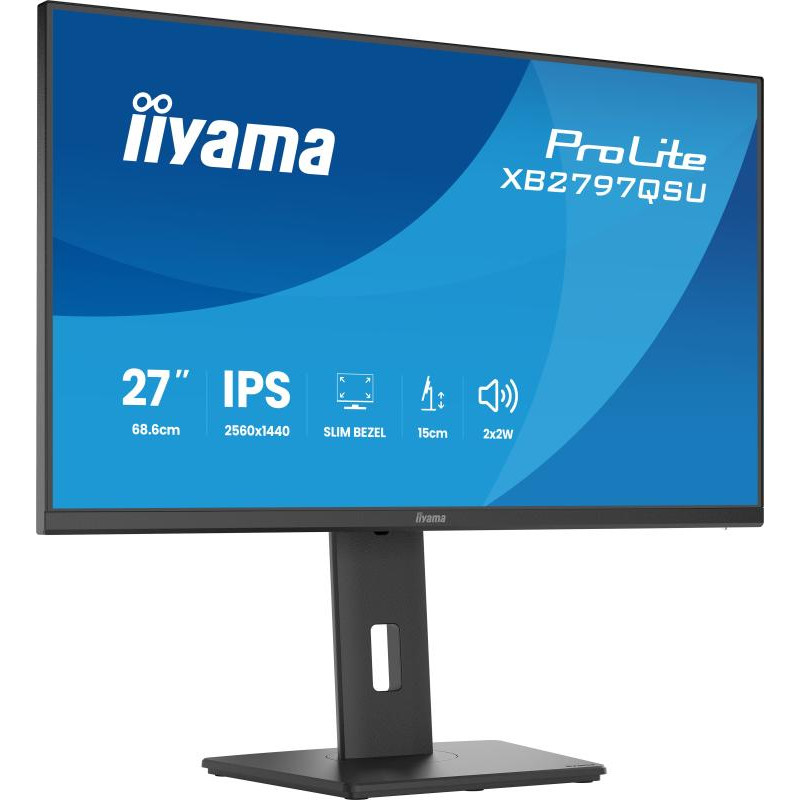 IIYAMA ProLite XB2797QSU-B1 écran plat de PC 68,6 cm (27") 2560 x 1440 pixels Quad HD LED Noir – Image 5