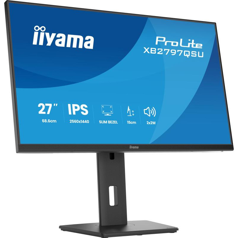 IIYAMA ProLite XB2797QSU-B1 écran plat de PC 68,6 cm (27") 2560 x 1440 pixels Quad HD LED Noir – Image 6