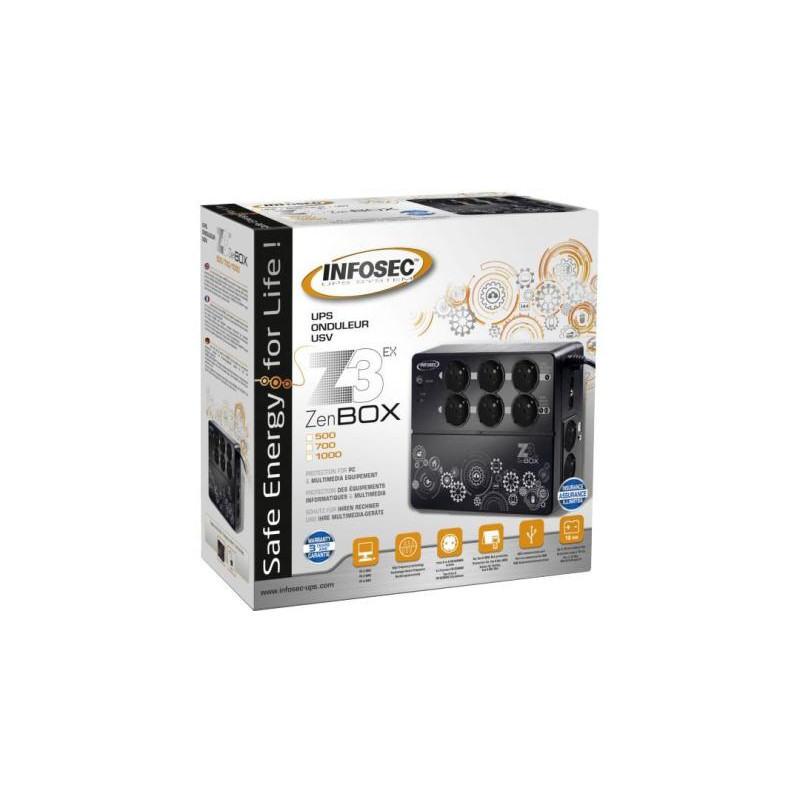 INFOSEC Z3 ZENBOX EX 1000 - OFF Line- 1000 VA – Image 3