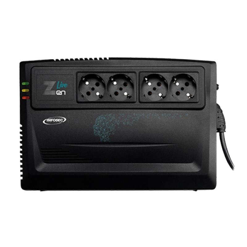 INFOSEC ZEN LIVE 800 - Line interactive- 800 VA
