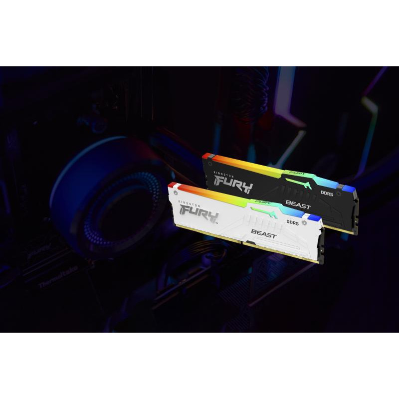 KINGSTON Technology FURY Beast 16GB 6000MT/s DDR5 CL36 DIMM White RGB EXPO – Image 5