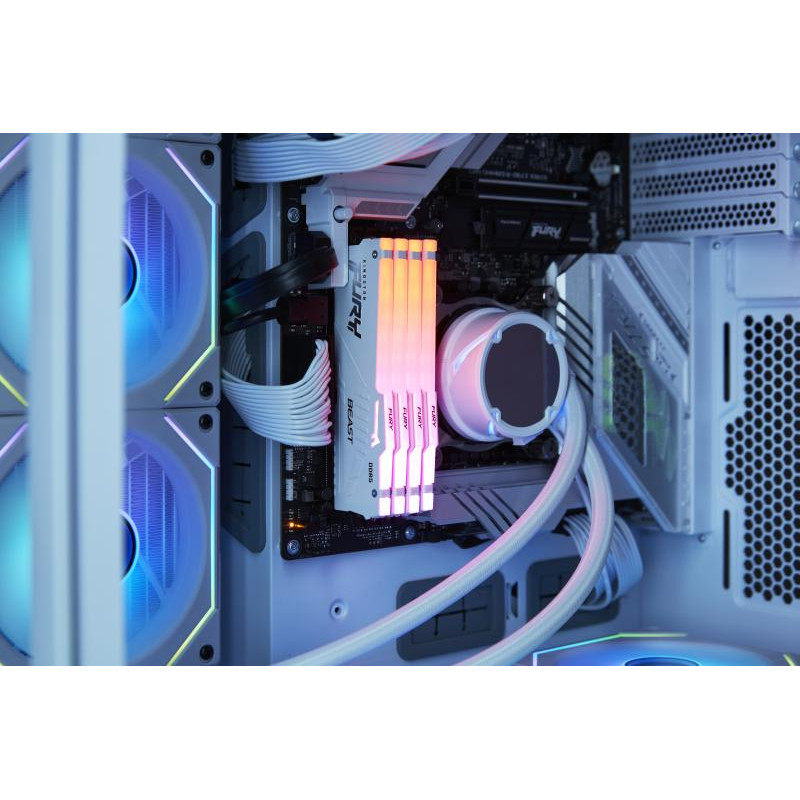 KINGSTON Technology FURY Beast 16GB 6000MT/s DDR5 CL36 DIMM White RGB EXPO – Image 6