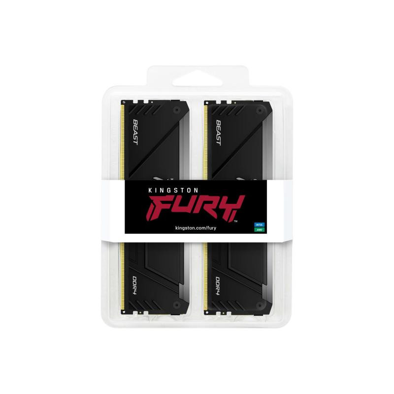 KINGSTON Technology FURY Beast 32GB 3600MT/s DDR4 CL18 DIMM (Kits de 2) RGB – Image 3