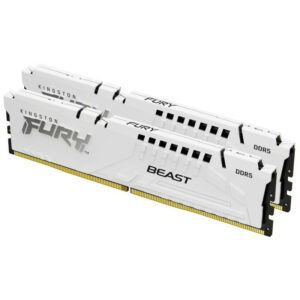 KINGSTON Technology FURY Beast 32 Go 6000 MT/s DDR5 CL30 DIMM (Kits de 2) White EXPO