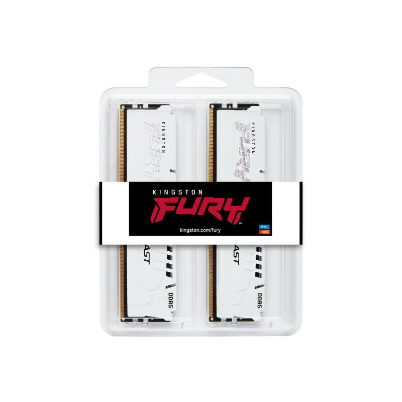 KINGSTON Technology FURY Beast 32 Go 6000 MT/s DDR5 CL30 DIMM (Kits de 2) White EXPO – Image 5