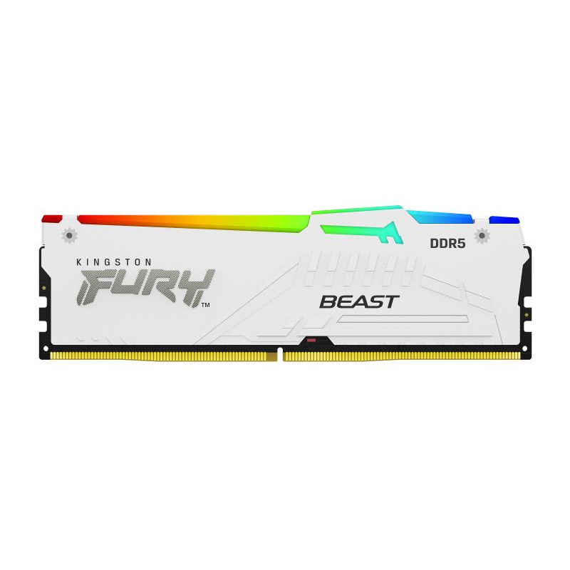 KINGSTON Technology FURY Beast 32GB 6000MT/s DDR5 CL36 DIMM (Kits de 2) White RGB EXPO – Image 3