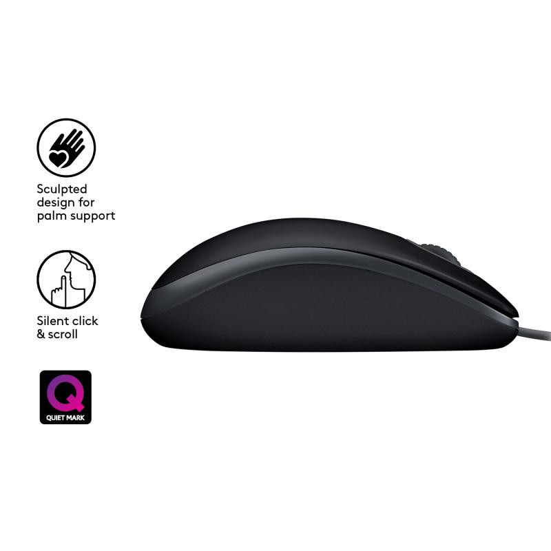 LOGITECH B110 Silent USB Noir – Image 5