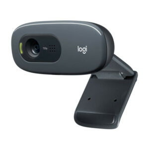LOGITECH C270 HD webcam 3 MP 1280 x 720 pixels USB Gris, Gris foncé