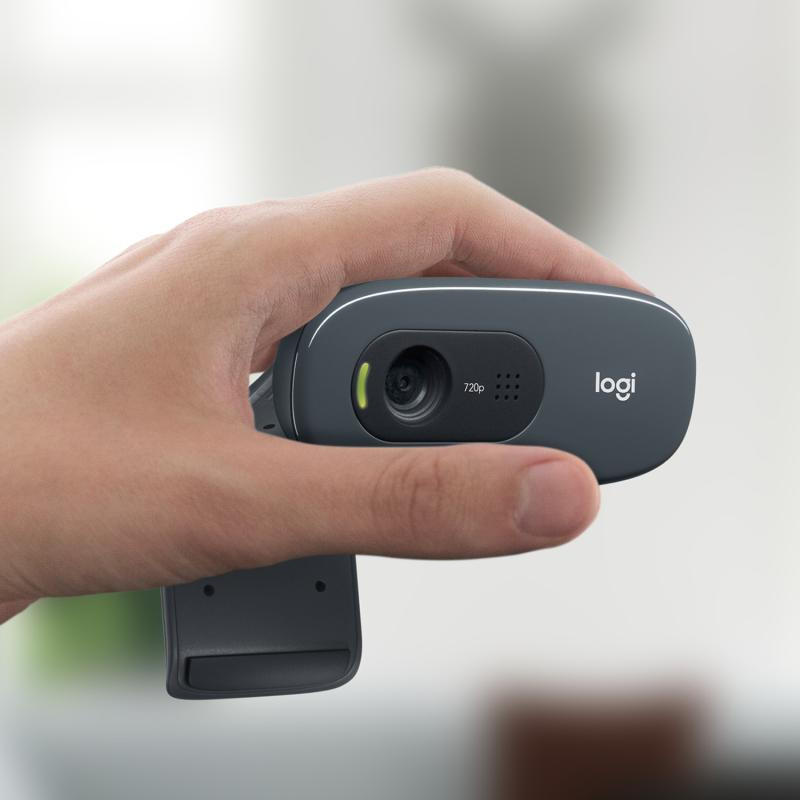 LOGITECH C270 HD webcam 3 MP 1280 x 720 pixels USB Gris, Gris foncé – Image 5