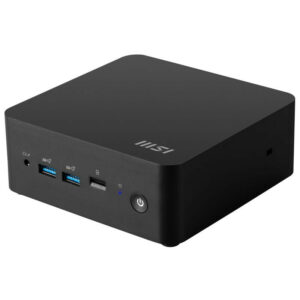 MSI Cubi NUC 1MG-001EU PC/poste de travail Intel Core 7 150U 16 Go DDR5-SDRAM 1 To SSD Windows 11 Pro Mini PC Noir